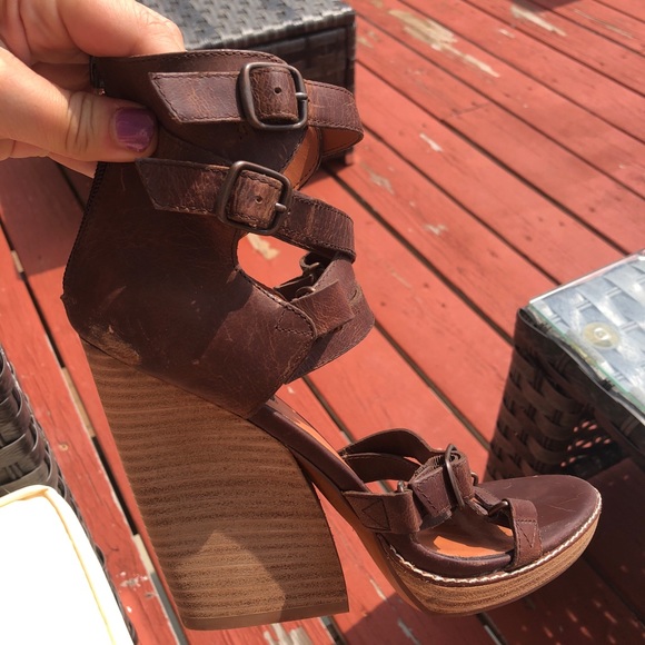 Gray Saks fifth avenue gladiator sandals - Picture 2 of 3